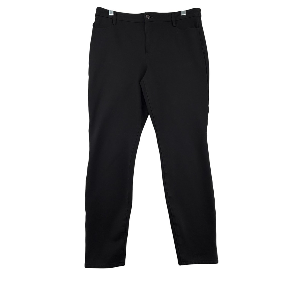 Talbots Soho 5-Pocket Jegging Women 10P Petite Black Skinny Stretch Ankle Pants